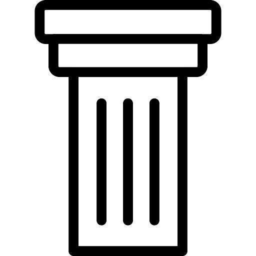 pillar outline icon