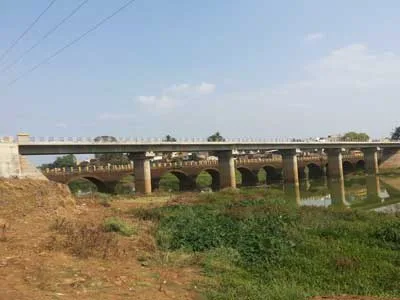 Major High Level Bridge Across Panchganga River Near Bhairewadi