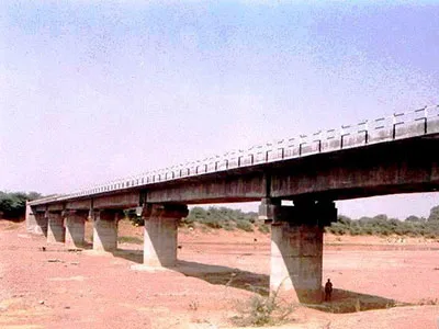Bridge ac Godavari River at Sawkhedganga