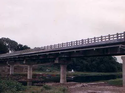 Bridge ac River Pawana at Dhaneshwar