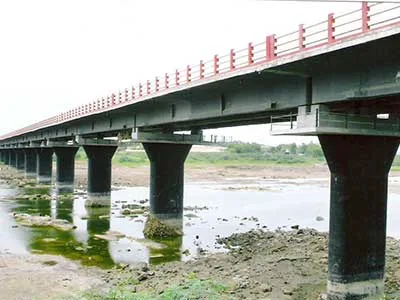 Major Bridge Across Godavari River Near Village Sanvatsar