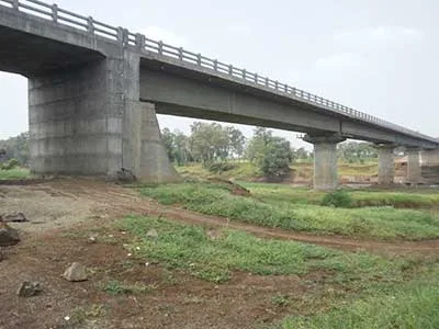 Major Bridge Across Warana River Near Malwadi
