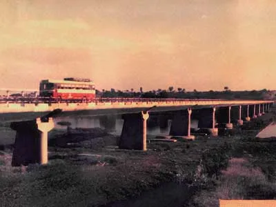 Sangam Bridge ac River Bhima